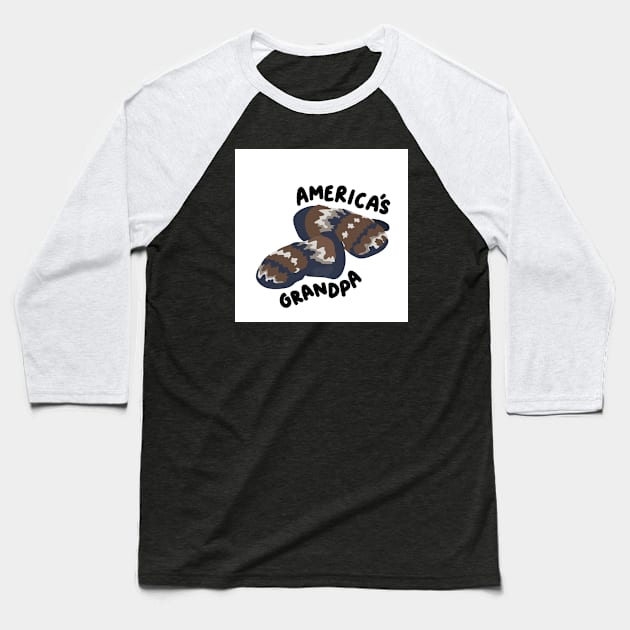 America's Grandpa Baseball T-Shirt by crankycranium